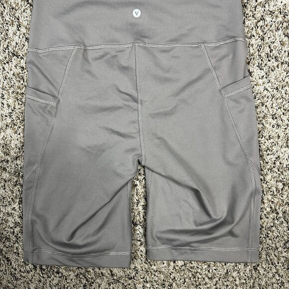 Velocity Sculpt And Flow Grace 9” Short Women’s Sz S Biker Shorts Grey Pockets - Picture 6 of 11